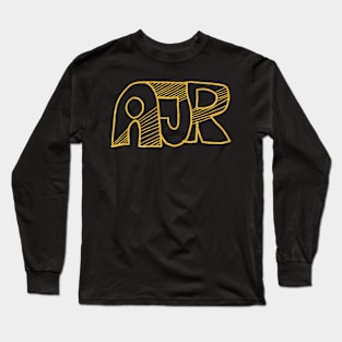 Harmony in Motion: AJR-inspired Typeface Design Long Sleeve T-Shirt